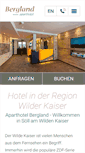 Mobile Screenshot of aparthotel-bergland.at